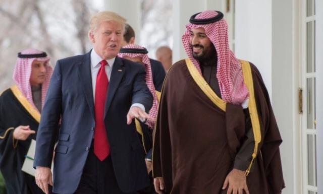 ترامب وولي العهد السعودي محمد بن سلمان 