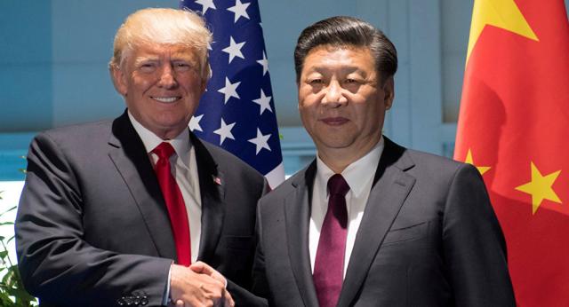 دونالد ترامب والرئيس الصيني-ارشيفية