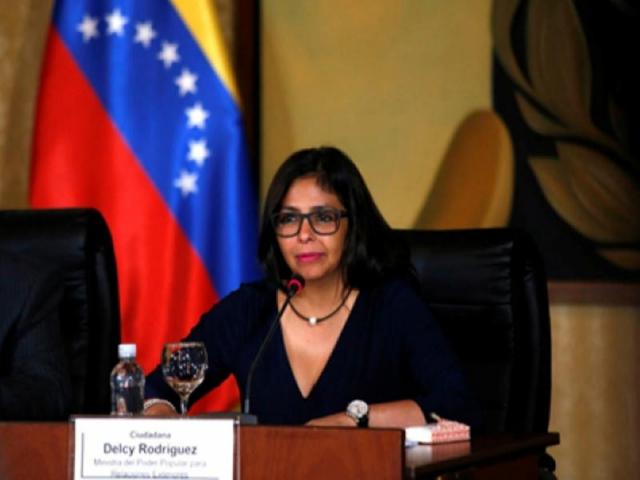 نائبة الرئيس الفنزويلي ديلسي رودريجيز