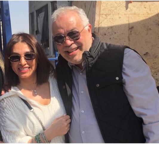 روجينا  وزوجها أشرف زكي