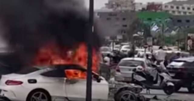 انفجار سيارة مفخخة في اسرائيل