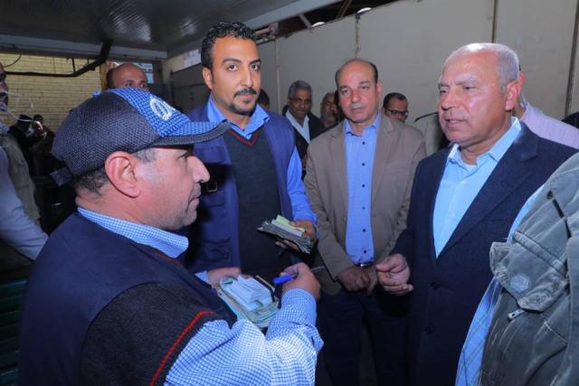 جانب من تفقد كامل الوزير وزير النقل لمحطة مصر
