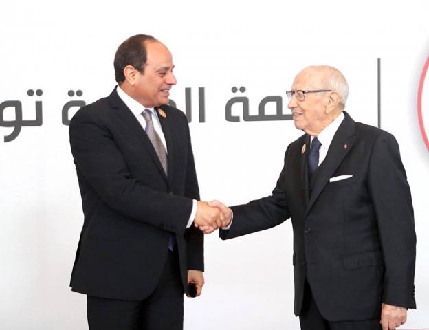 الرئيس السيسي والرئيس التونسي خلال القمة العربية في دورتها الثلاثين