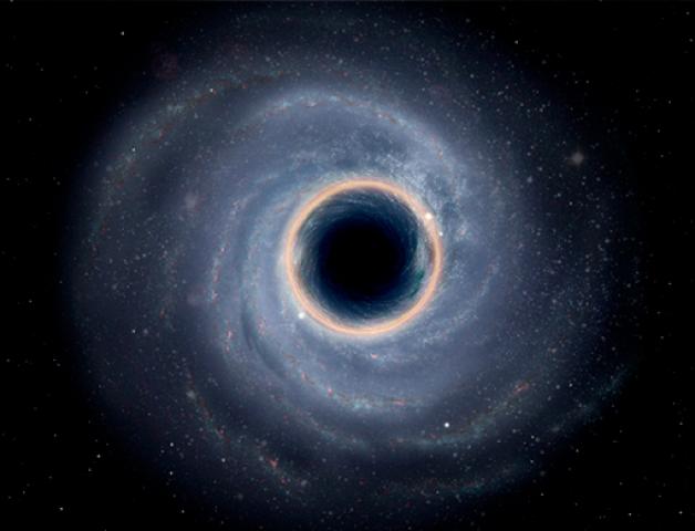 صورة تخيلية لثقب أسود