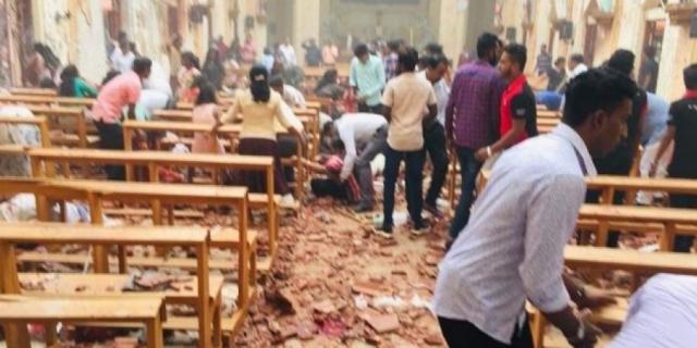 تفجير الكنائس والفنادق في سريلانكا