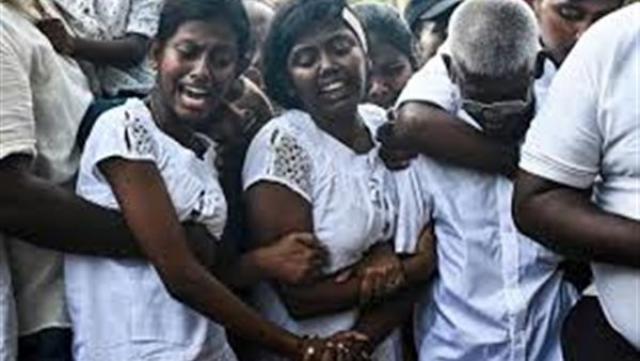 مواطنات في سريلانكا عقب احداق الفصح الدامي