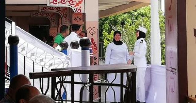الشرطة النسائية تأمن ركاب مرسى الأتوبيس النهري بالقاهرة