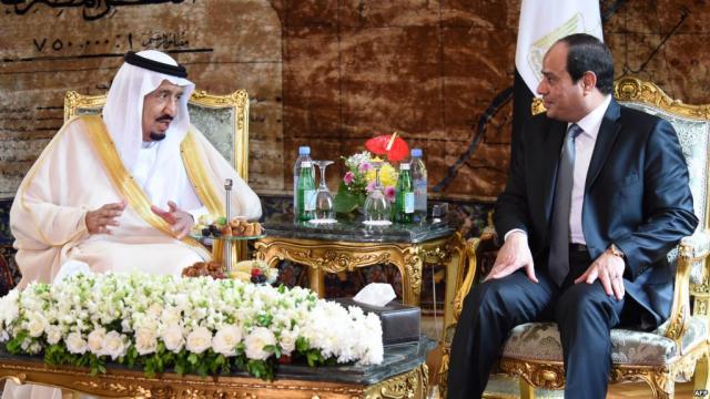 الرئيس عبد الفتاح السيسى والملك سلمان بن عبدالعزيز آل سعود