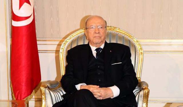  الرئيس التونسي الباجي قائد السبسي 