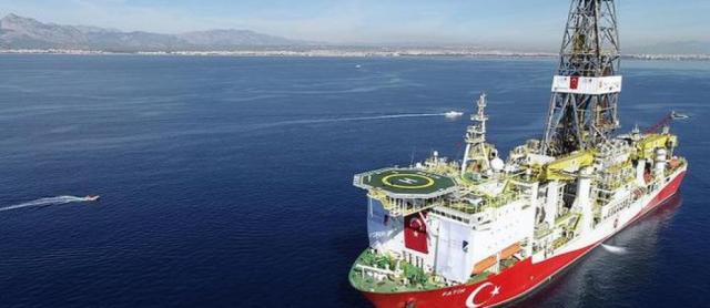 السفينة التركية للتنقيب عن الغاز في البحر المتوسط