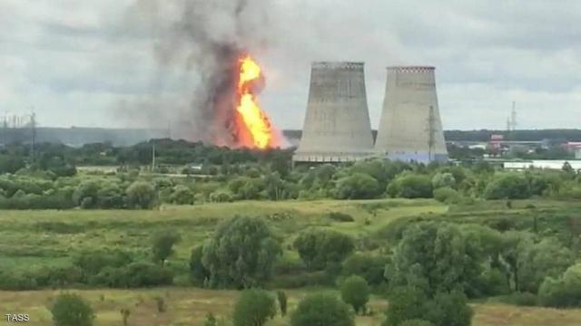انفجار محطة طاقة حرارية بروسيا