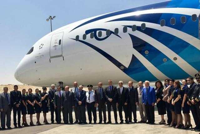 بوينج تهنئ مصر للطيران باستلام طائرتها الخامسة من ”دريملاينر”