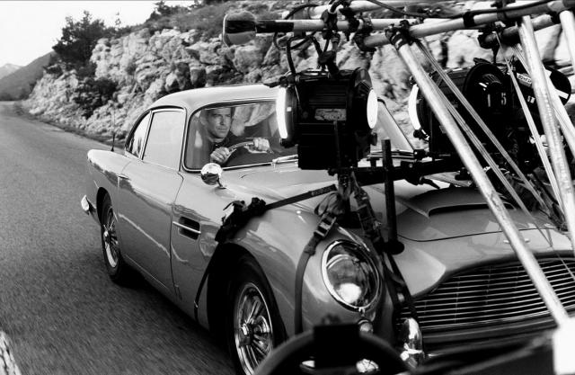 السيارة أثناء تصوير الفيلم