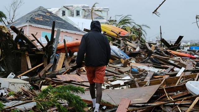 آثار إعصار دوريان في الباهاما