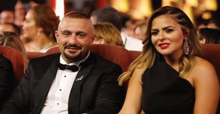 أحمد السقا وزوجته الإعلامية دينا حويدق