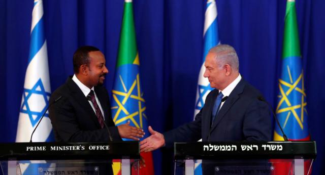 رئيس وزراء إسرائيل ونظيره الإثيوبي