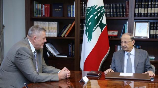 اجتماع المنسق الخاص للأمم المتحدة في لبنان يان كوبيتش