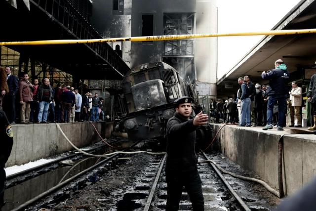 حادث تصادم قطار رمسيس في فبراير 2019