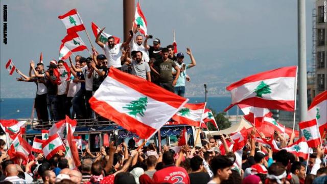 استمرار الاحتجاجات في لبنان