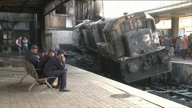 حادث قطار محطة مصر