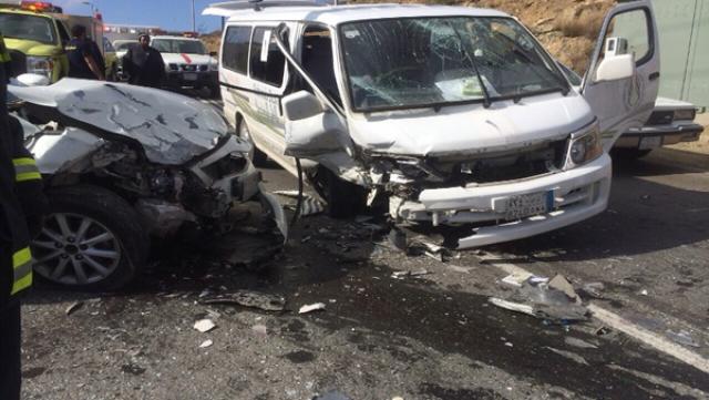 حادث سير في وصلة دهشور