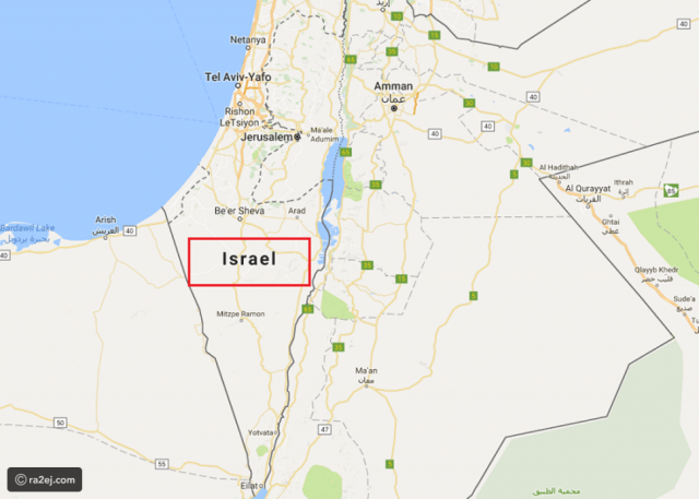 جوجل يغير مساحة فلسطين