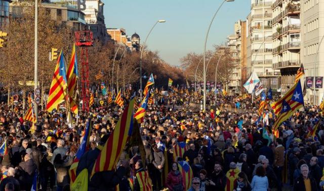 مظاهرات في كتالونيا