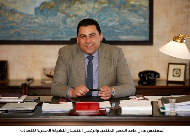 عادل حامد، العضو المنتدب والرئيس التنفيذي للمصرية للاتصالات