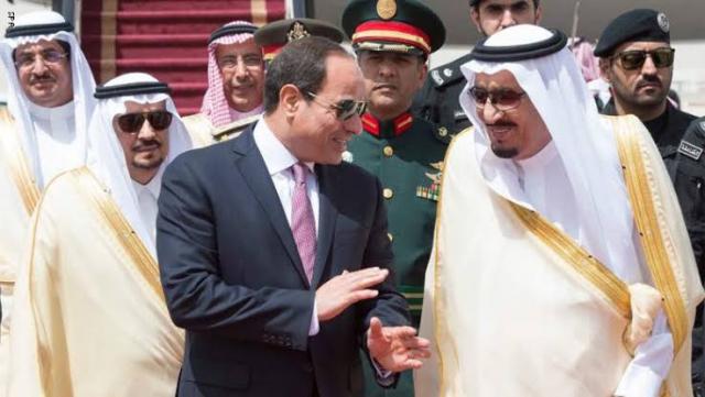 الرئيس عبد الفتاح السيسي و الملك سلمان 