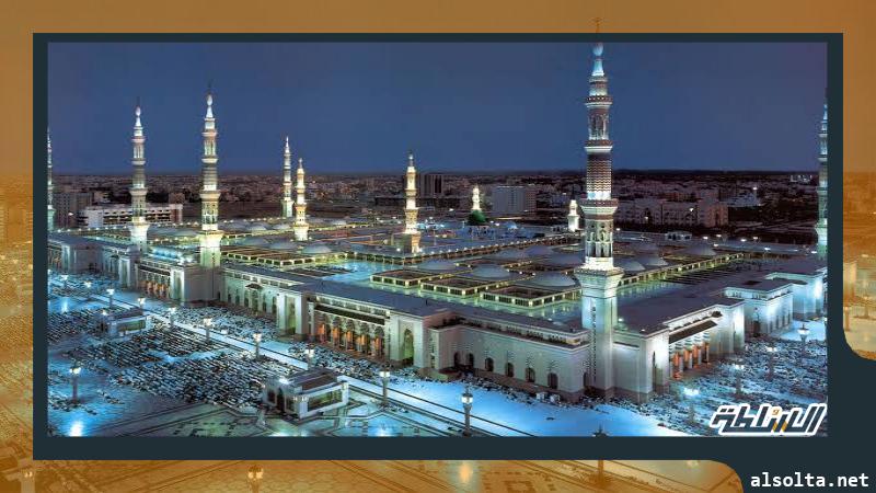 المسجد النبوي بالمدينة المنورة 