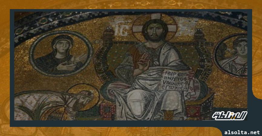 رسومات المسيح في آيا صوفيا