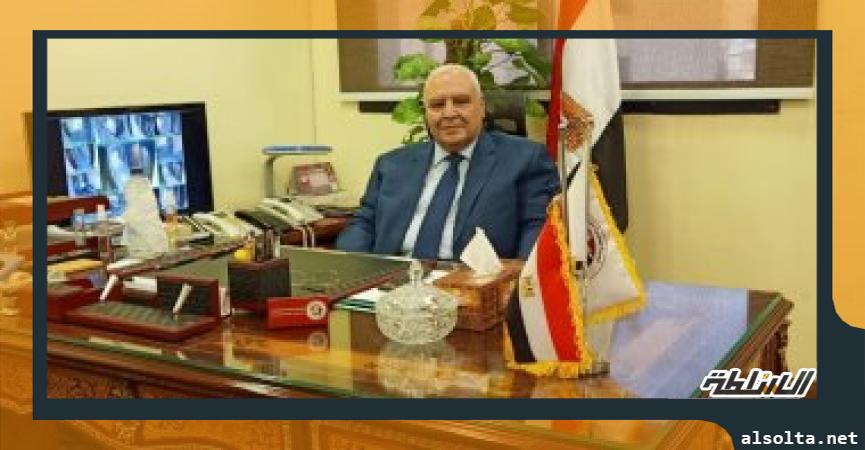 المستشار لاشين ابراهيم رئيس الوطنية للانتخابات-أرشيفية