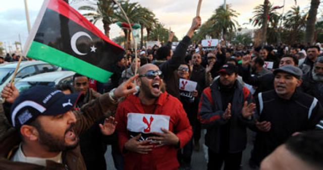 مظاهرات ليبيا _ صورة أرشيفية