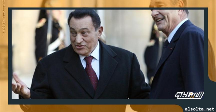 حسن مصطفي والرئيس مبارك