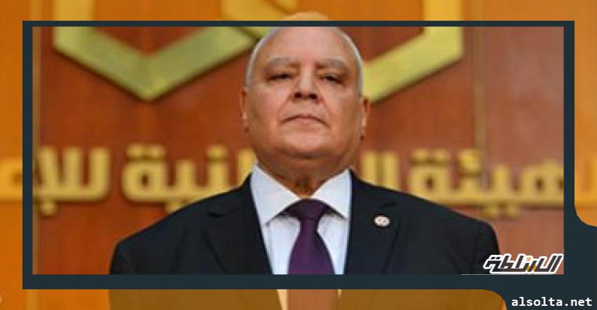 المستشار لاشين إبراهيم رئيس الوطنية للانتخابات- أرشيفية