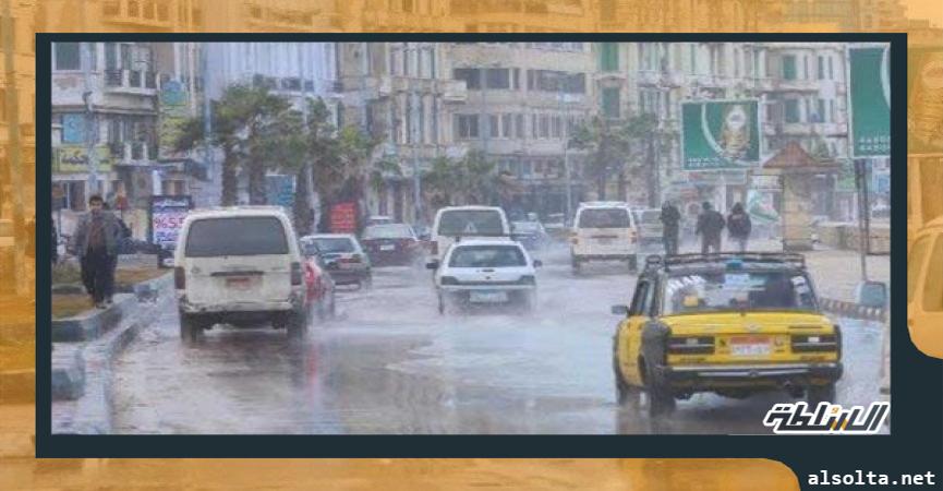 أمطار في الإسكندرية - أرشيفية