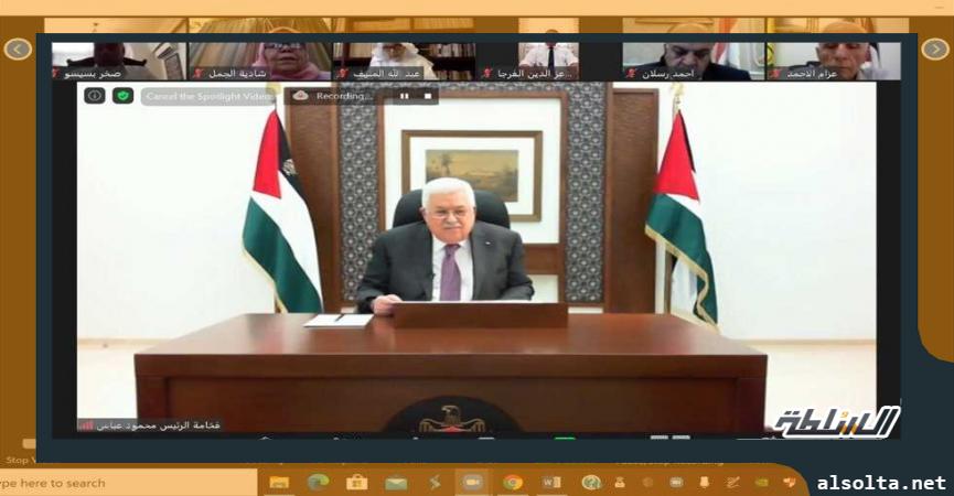 كلمة محمود عباس أبومازن في الجلسة الختامية لاجتماع البرلمان العربي - صورة أرشيفية