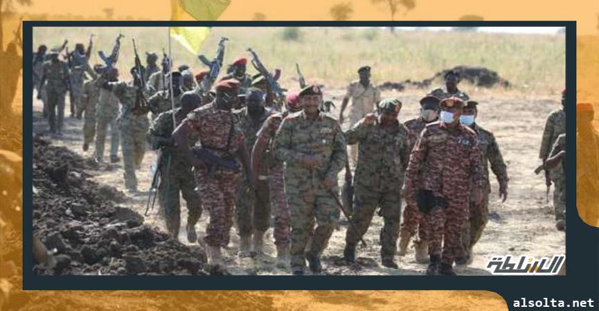الجيش السودانى على الحدود مع إثيوبيا