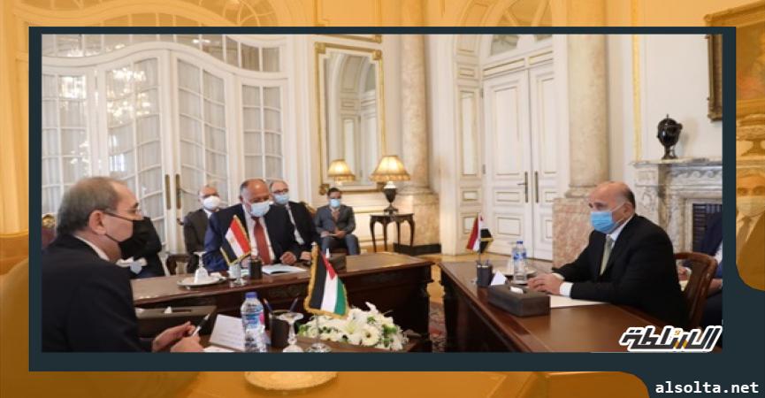 اجتماع وزراء خارجية مصر والعراق والأردن