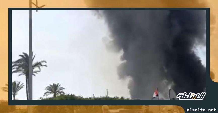 حريق في شركة النحاس في الإسكندرية