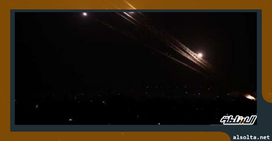 صواريخ تم اطلاقها من غزه 
