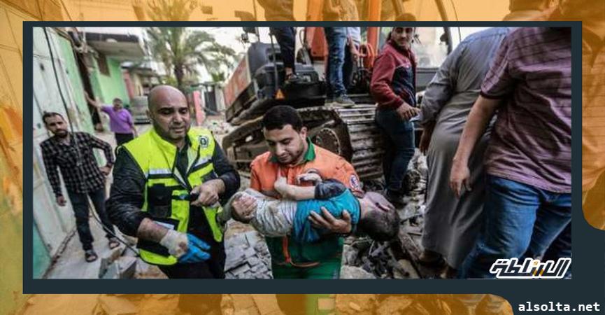 مآسي إنسانية خلفها القصف الإسرائيلي على غزة