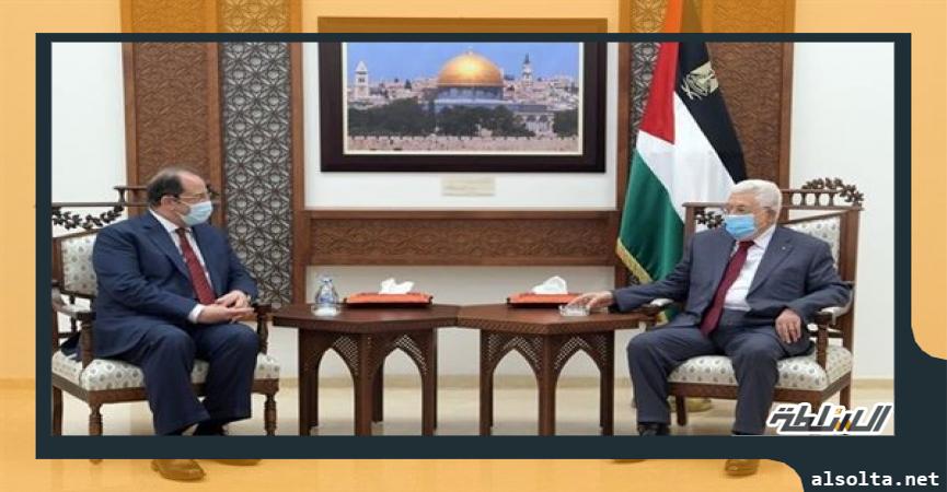 الرئيس الفلسطيني يستقبل رئيس المخابرات اللواء عباس كامل
