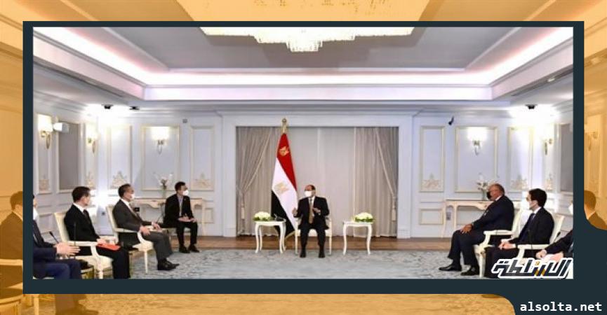 لقاء الرئيس السيسي ووزير الخارجية الصيني