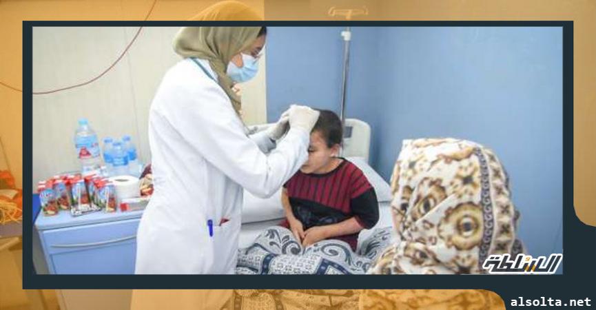  علاج الطفلة الفلسطينية  بيان 