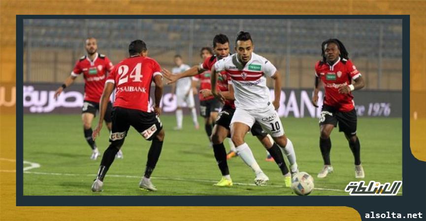 لاعبي الزمالك وطلائع الجيش