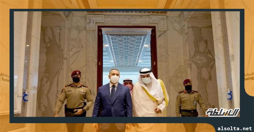 لقاء رئيس الوزراء العراقي برئيس مجلس الأمة الكويتي