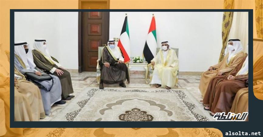 رئيس وزراء الكويت يلتقي بن راشد آل مكتوم