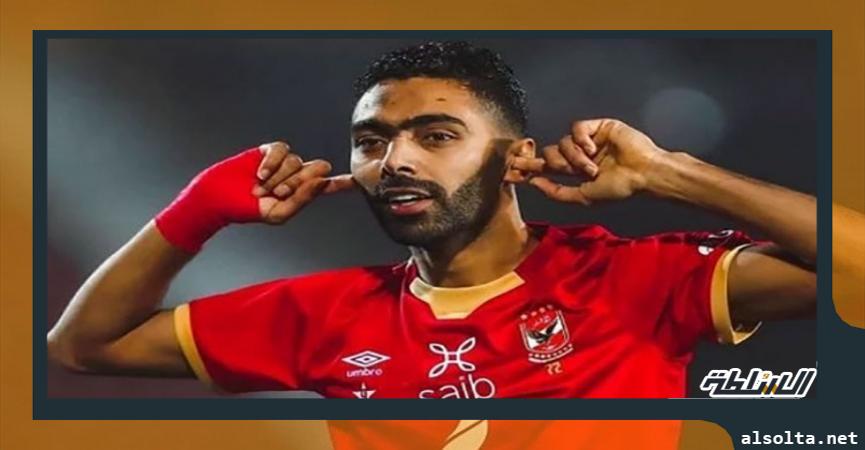 حسين الشحات لاعب النادي الاهلي