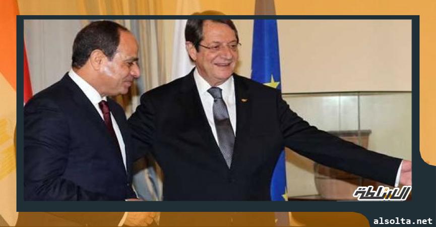 السيسي و الرئيس القبرصي